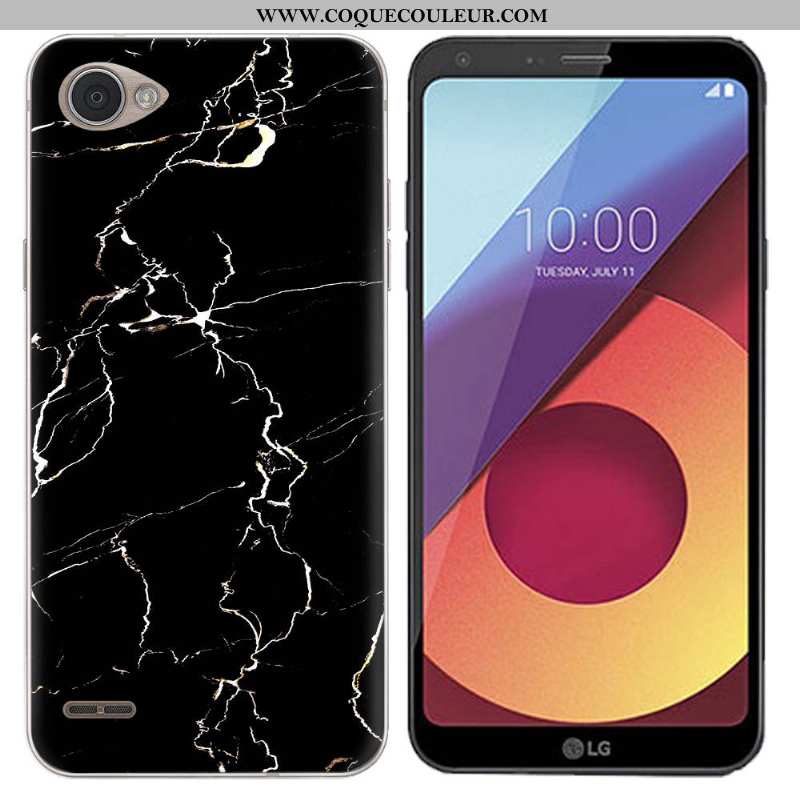 Étui Lg Q6 Créatif Téléphone Portable Gris, Coque Lg Q6 Silicone Rose Noir