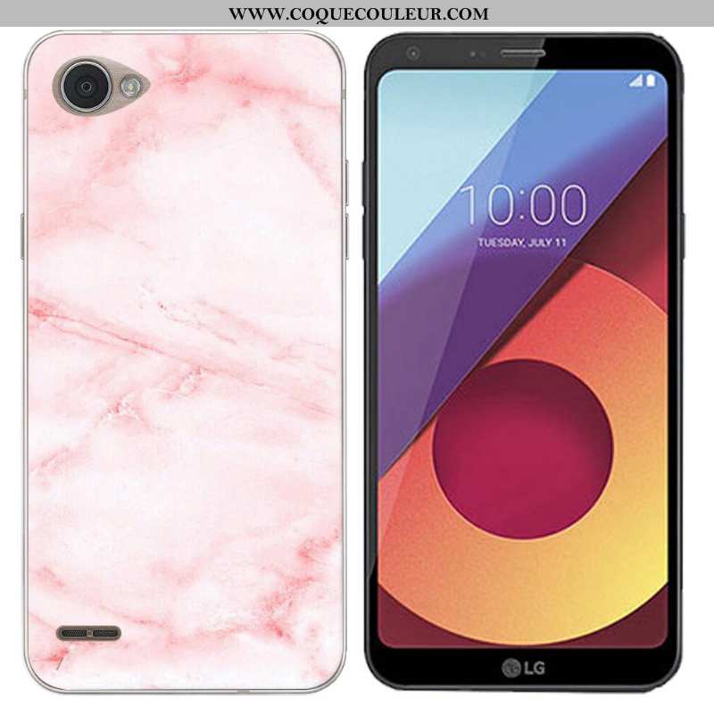 Étui Lg Q6 Créatif Téléphone Portable Gris, Coque Lg Q6 Silicone Rose Noir