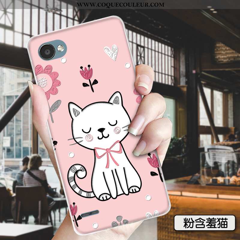 Étui Lg Q6 Charmant Amoureux Étui, Coque Lg Q6 Tendance Verte