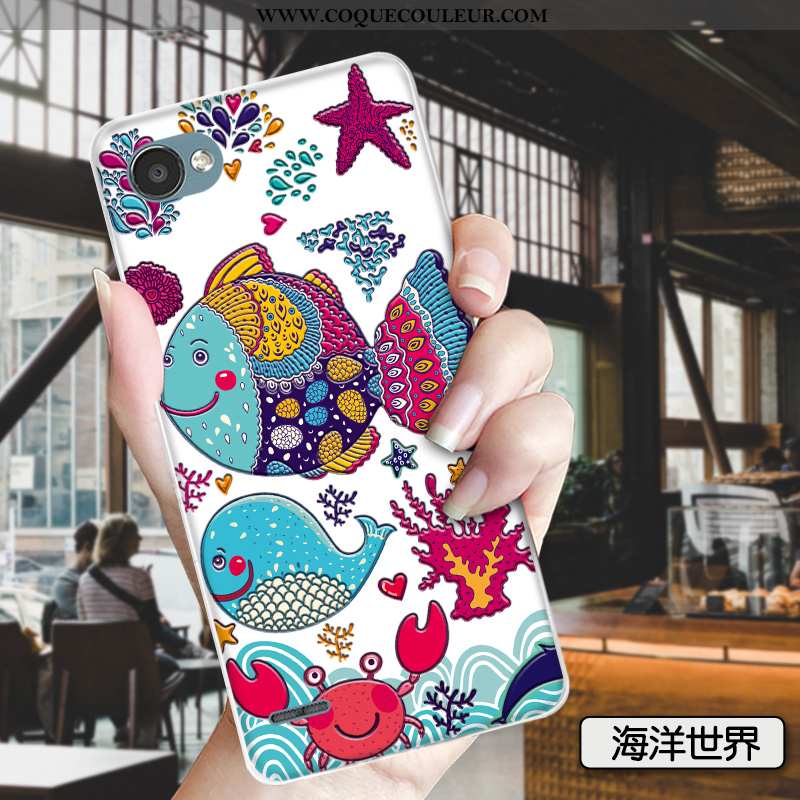 Étui Lg Q6 Charmant Amoureux Étui, Coque Lg Q6 Tendance Verte