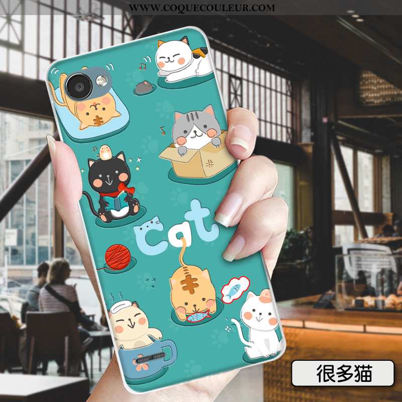 Étui Lg Q6 Charmant Amoureux Étui, Coque Lg Q6 Tendance Verte