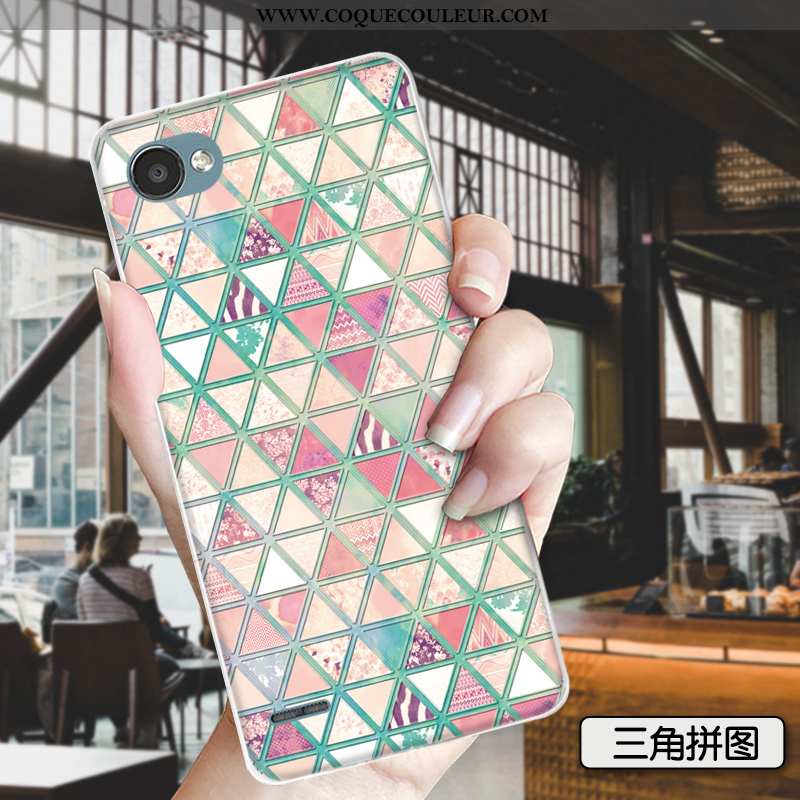 Étui Lg Q6 Charmant Amoureux Étui, Coque Lg Q6 Tendance Verte