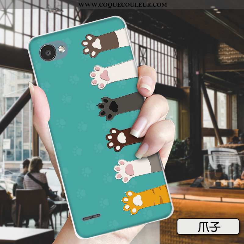 Étui Lg Q6 Charmant Amoureux Étui, Coque Lg Q6 Tendance Verte