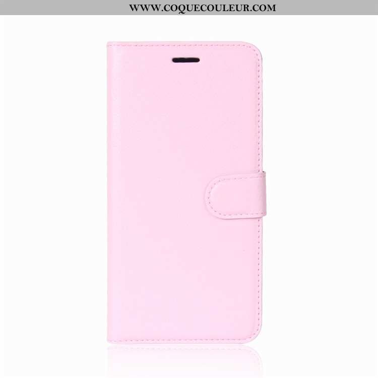 Étui Lg Q6 Protection Cuir Incassable, Coque Lg Q6 Portefeuille Téléphone Portable Noir