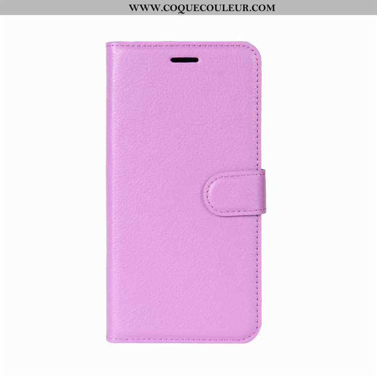 Étui Lg Q6 Protection Cuir Incassable, Coque Lg Q6 Portefeuille Téléphone Portable Noir