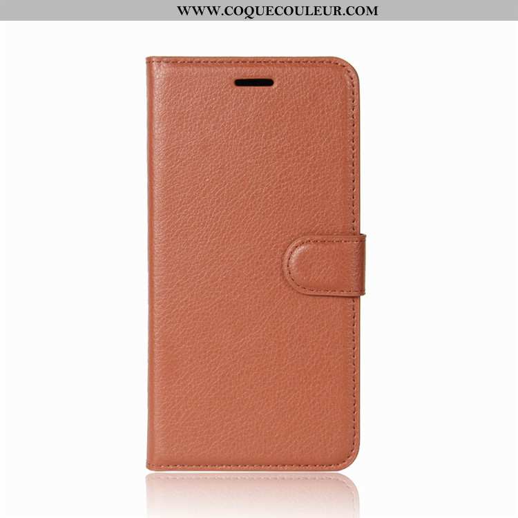 Étui Lg Q6 Protection Cuir Incassable, Coque Lg Q6 Portefeuille Téléphone Portable Noir