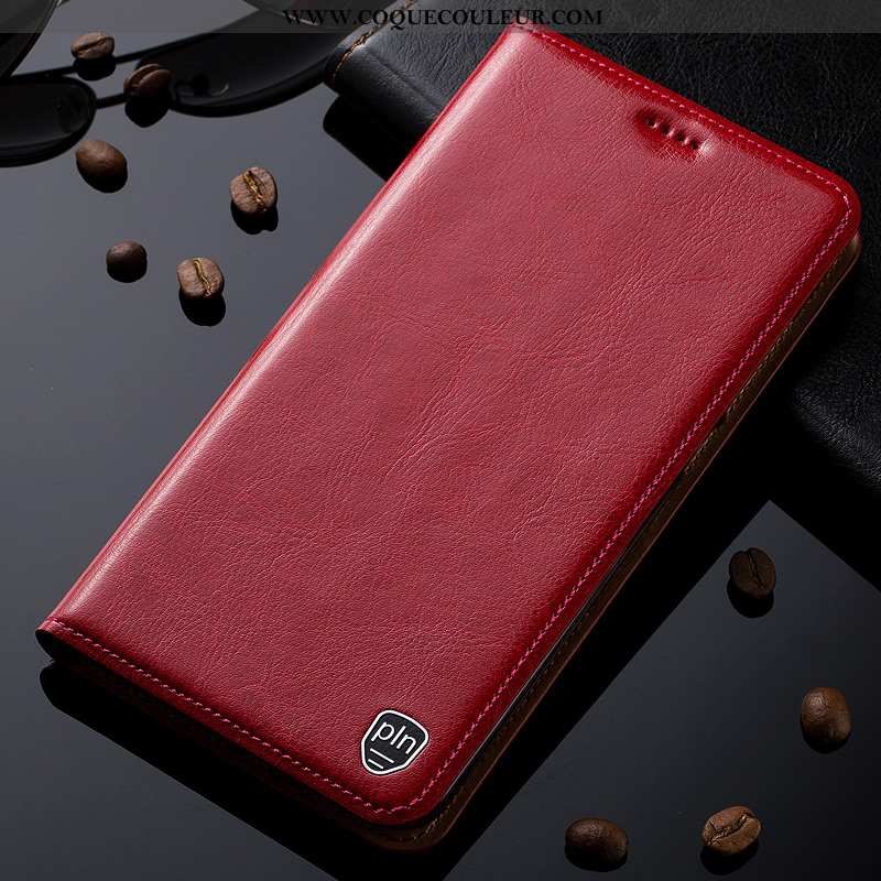 Étui Lg Q7 Cuir Coque Nouveau, Lg Q7 Modèle Fleurie Europe Marron