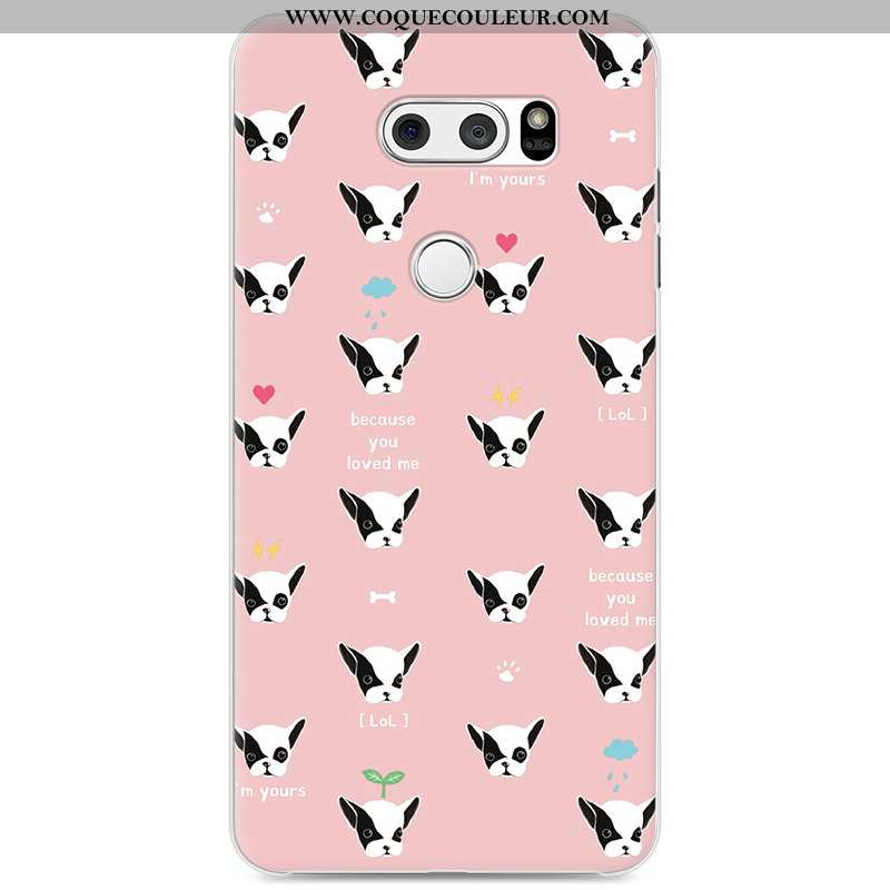 Housse Lg V30 Charmant Étui Protection, Lg V30 Tendance Dessin Animé Gris