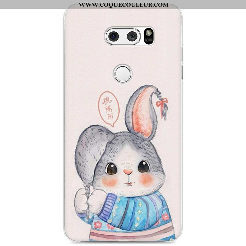 Housse Lg V30 Charmant Étui Protection, Lg V30 Tendance Dessin Animé Gris