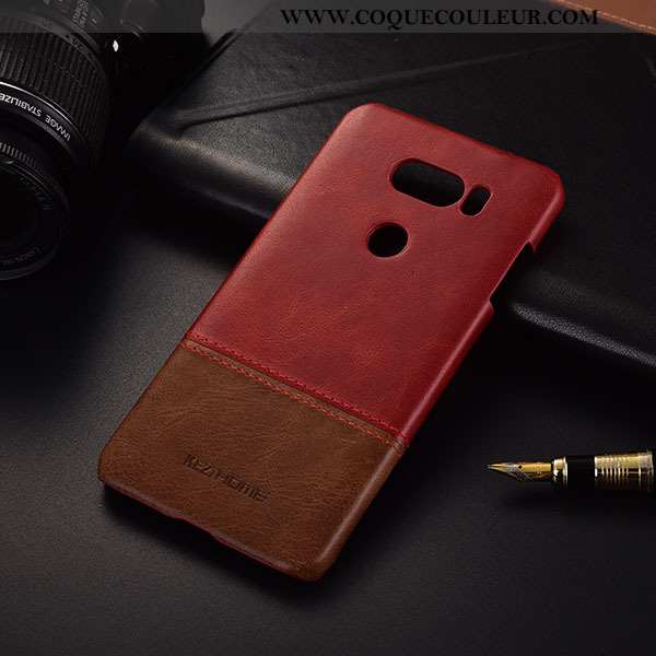 Coque Lg V30 Téléphone Portable, Housse Lg V30 Marron