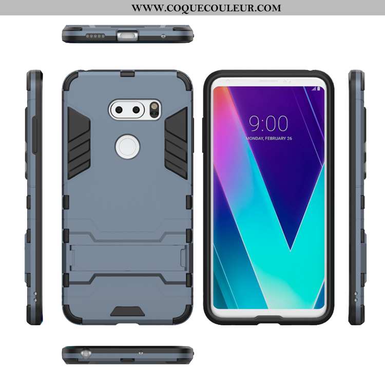 Étui Lg V30 Silicone Téléphone Portable Invisible, Coque Lg V30 Protection Incassable Noir