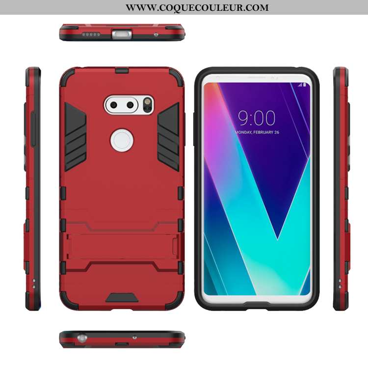 Étui Lg V30 Silicone Téléphone Portable Invisible, Coque Lg V30 Protection Incassable Noir