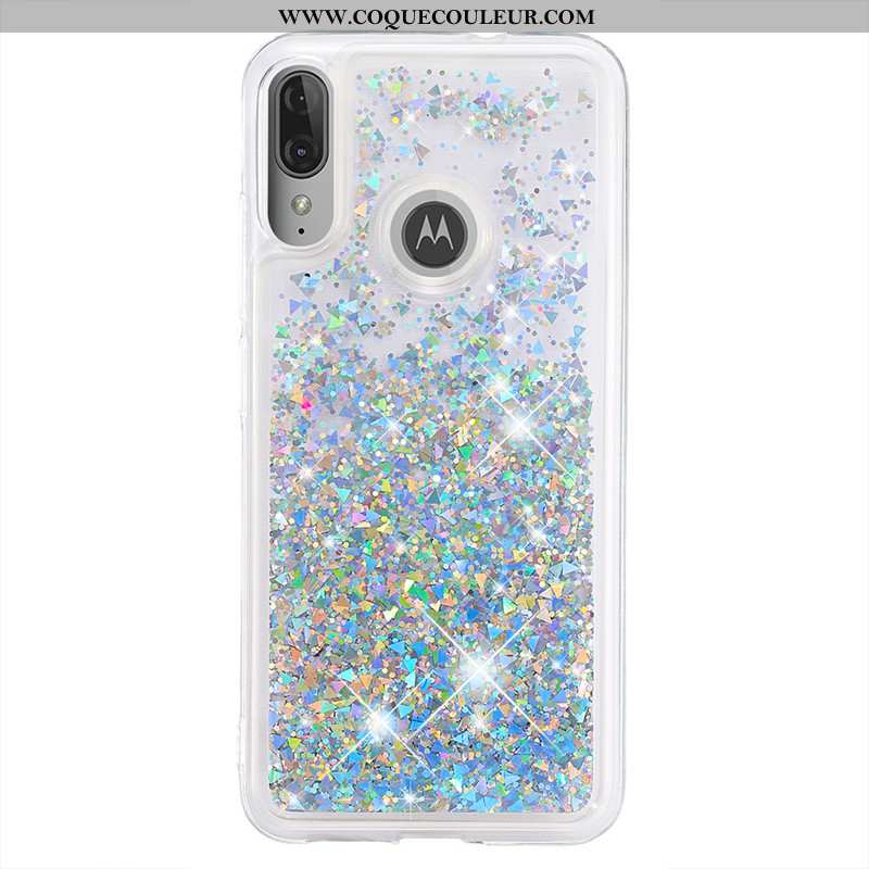 Housse Moto E6 Plus Dessin Animé Coque Téléphone Portable, Étui Moto E6 Plus Incassable Or Doré