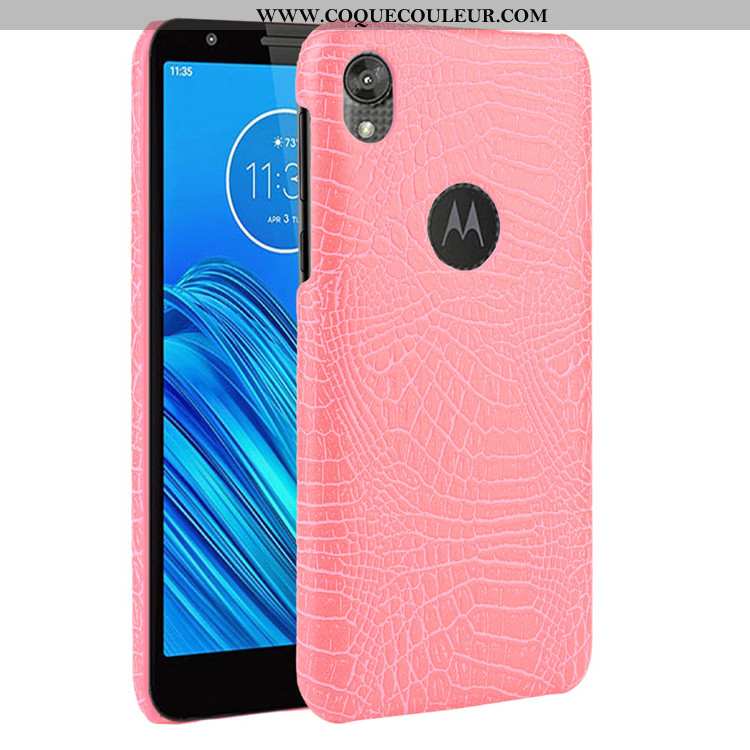 Housse Moto E6 Plus Protection Étui Noir, Moto E6 Plus Tendance Modèle Fleurie Noir
