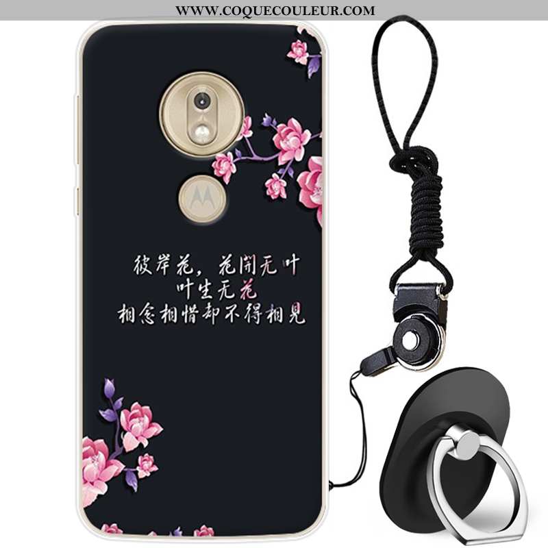 Étui Moto G7 Play Protection Rose Téléphone Portable, Coque Moto G7 Play Charmant