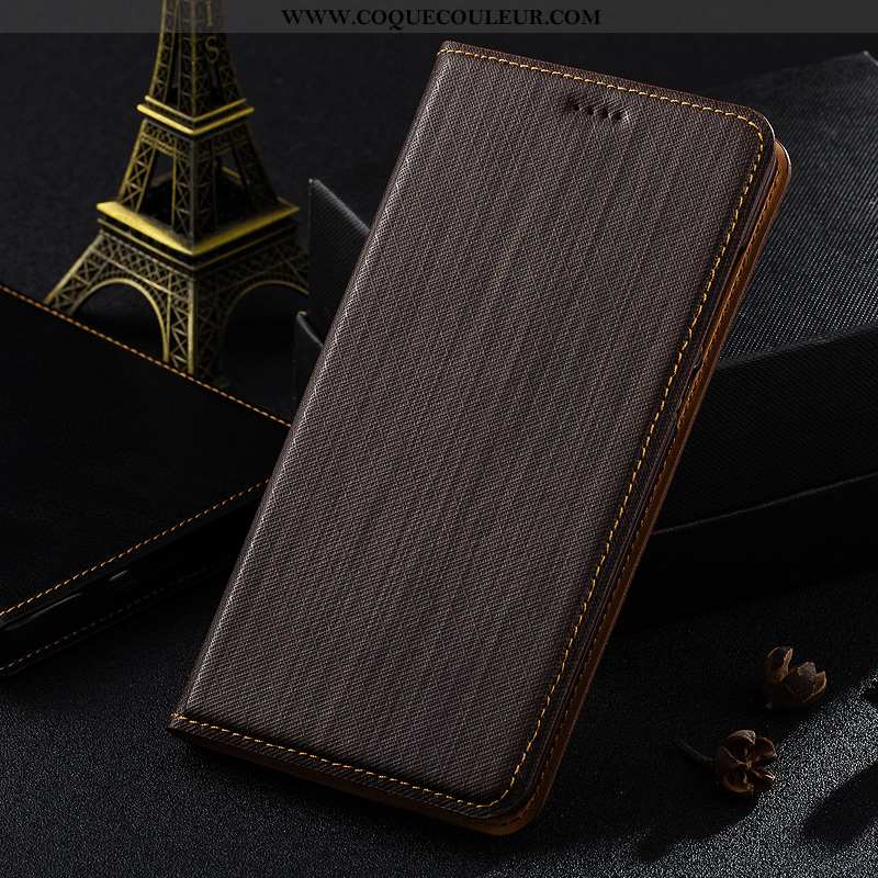 Coque Moto G7 Play Modèle Fleurie Noir Plaid, Housse Moto G7 Play Protection Étui