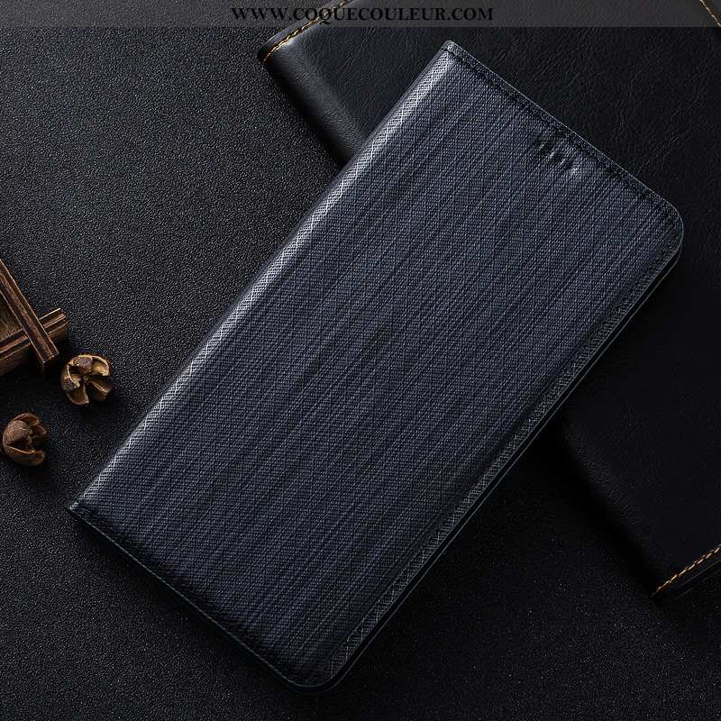 Coque Moto G7 Play Modèle Fleurie Noir Plaid, Housse Moto G7 Play Protection Étui