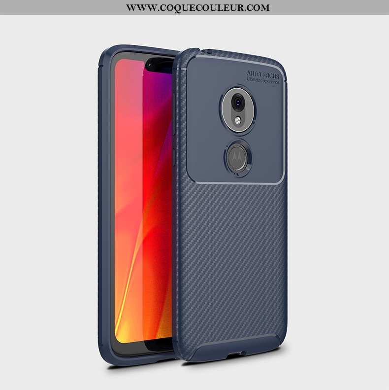 Housse Moto G7 Play Délavé En Daim Coque Silicone, Étui Moto G7 Play Personnalité Noir