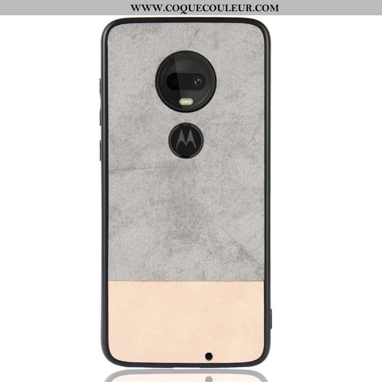 Housse Moto G7 Plus Protection Incassable Tout Compris, Étui Moto G7 Plus Téléphone Portable Couture