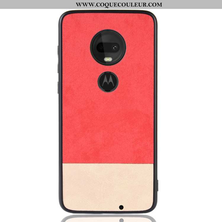 Housse Moto G7 Plus Protection Incassable Tout Compris, Étui Moto G7 Plus Téléphone Portable Couture