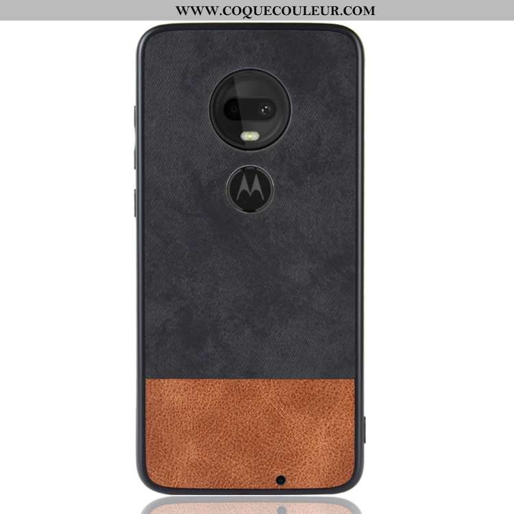 Housse Moto G7 Plus Protection Incassable Tout Compris, Étui Moto G7 Plus Téléphone Portable Couture