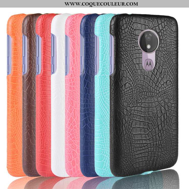 Housse Moto G7 Power Créatif Téléphone Portable Coque, Étui Moto G7 Power Modèle Fleurie Noir