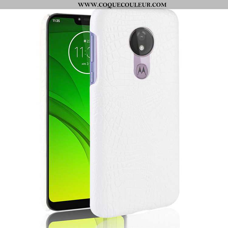 Housse Moto G7 Power Créatif Téléphone Portable Coque, Étui Moto G7 Power Modèle Fleurie Noir