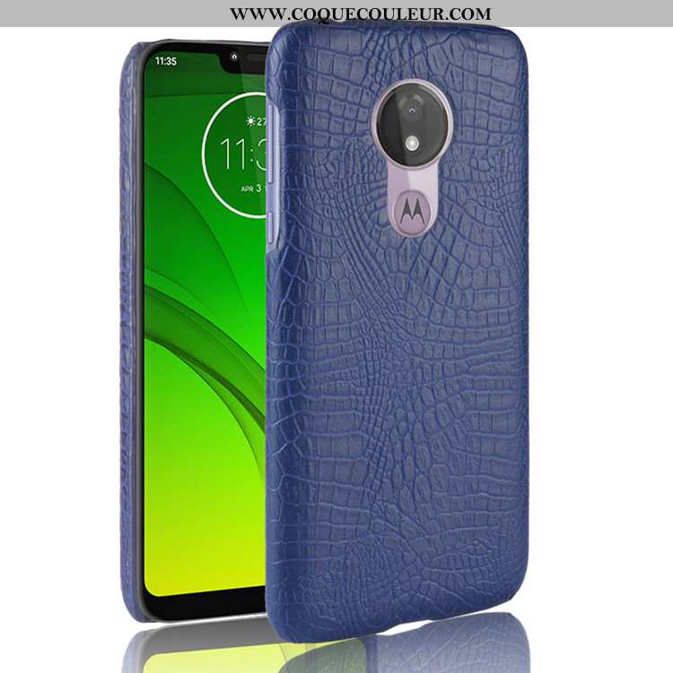 Housse Moto G7 Power Créatif Téléphone Portable Coque, Étui Moto G7 Power Modèle Fleurie Noir