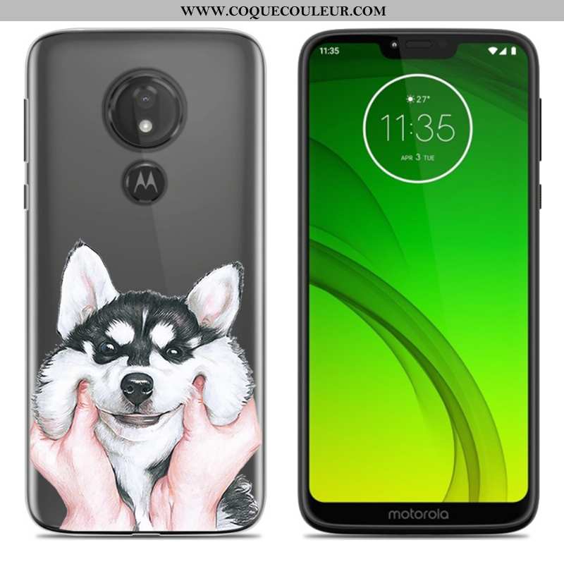 Étui Moto G7 Power Créatif Europe Étui, Coque Moto G7 Power Tendance Téléphone Portable Bleu