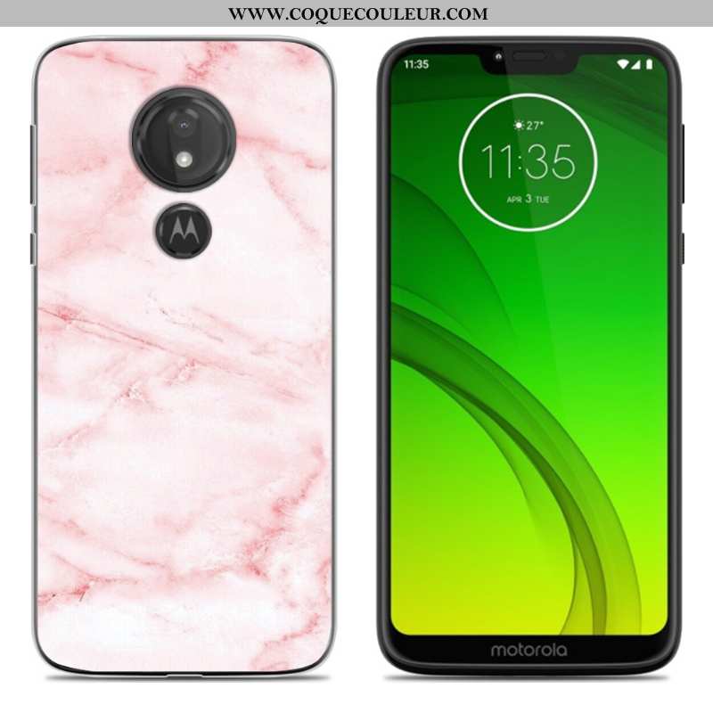 Étui Moto G7 Power Créatif Europe Étui, Coque Moto G7 Power Tendance Téléphone Portable Bleu