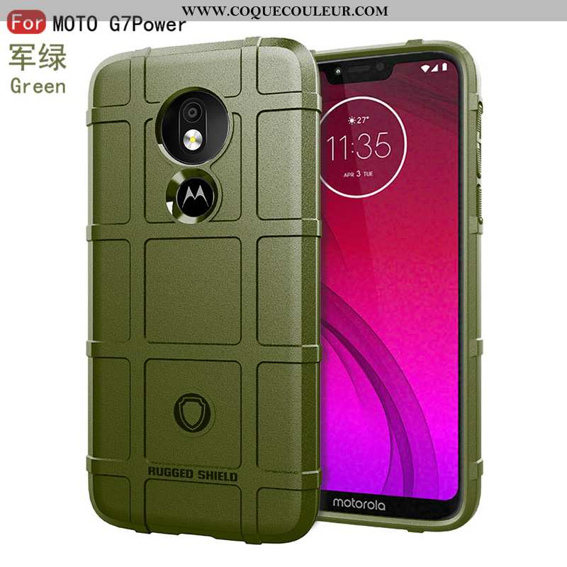 Coque Moto G7 Power Créatif Nouveau Personnalité, Housse Moto G7 Power Tendance Étui Noir