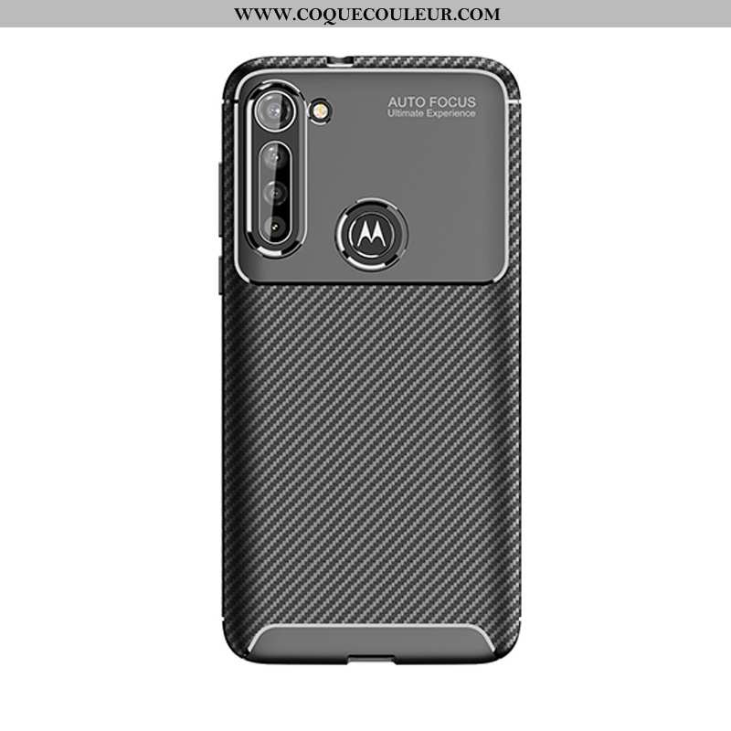 Coque Moto G8 Power Protection Membrane Coque, Housse Moto G8 Power Fluide Doux Noir