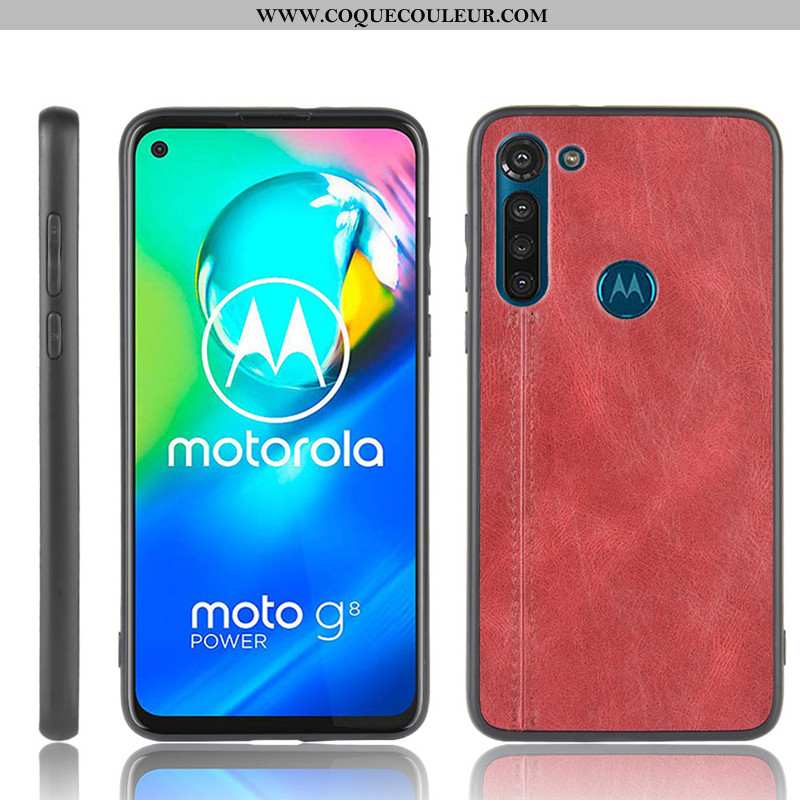 Coque Moto G8 Power Protection Téléphone Portable Difficile, Housse Moto G8 Power Modèle Fleurie Étu