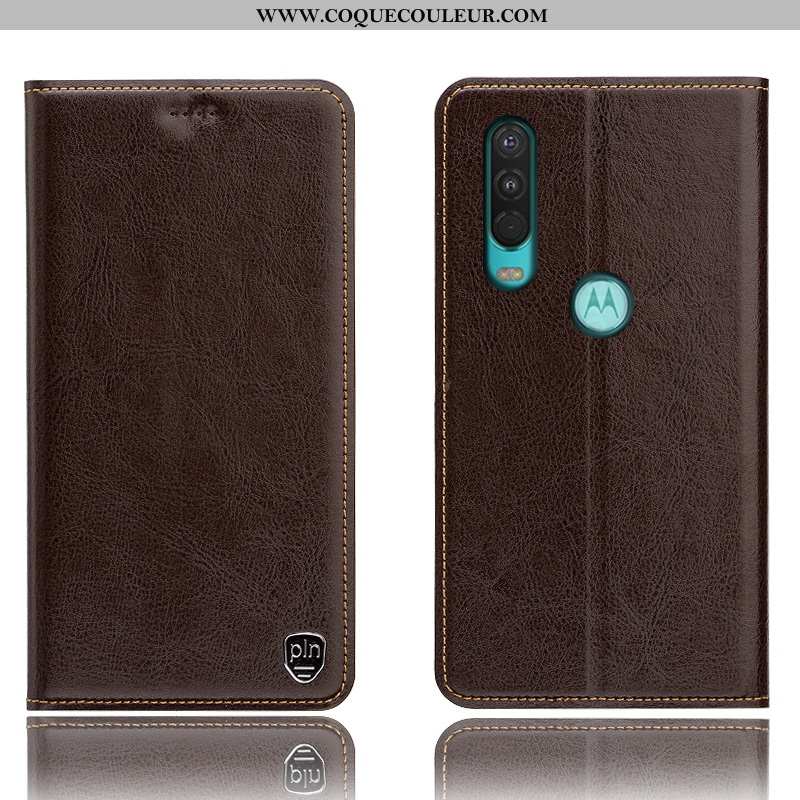 Coque Motorola One Action Modèle Fleurie Étui Housse, Housse Motorola One Action Protection Incassab