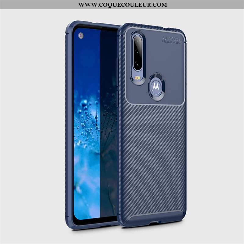 Étui Motorola One Action Modèle Fleurie Business Protection, Coque Motorola One Action Fluide Doux T