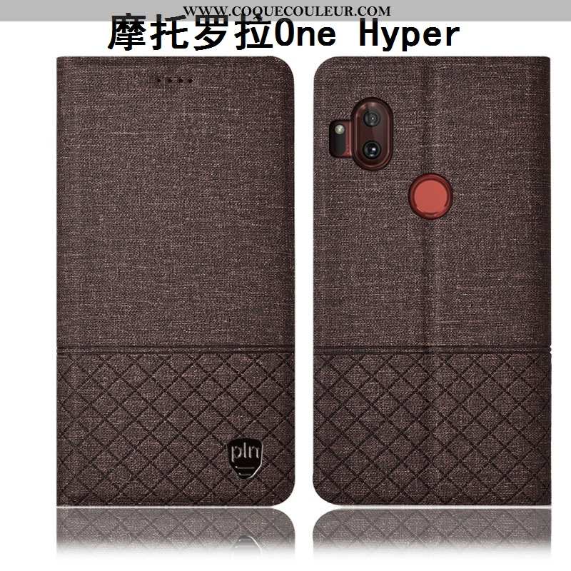 Housse Motorola One Hyper Protection Rose Matelassé, Étui Motorola One Hyper Téléphone Portable