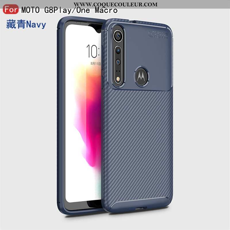 Étui Motorola One Macro Cuir 2020 Fluide Doux, Coque Motorola One Macro Modèle Fleurie Étoile Noir