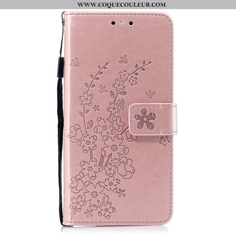 Coque Nokia 2.1 Cuir Incassable Rose, Housse Nokia 2.1 Protection Clamshell Rose