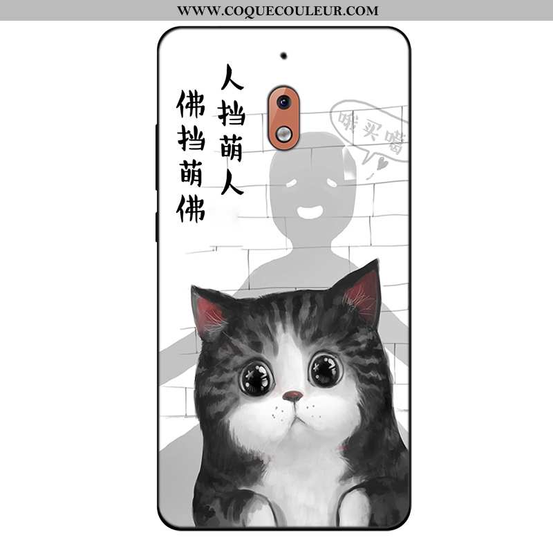 Étui Nokia 2.1 Dessin Animé Tout Compris Coque, Coque Nokia 2.1 Tendance Bleu