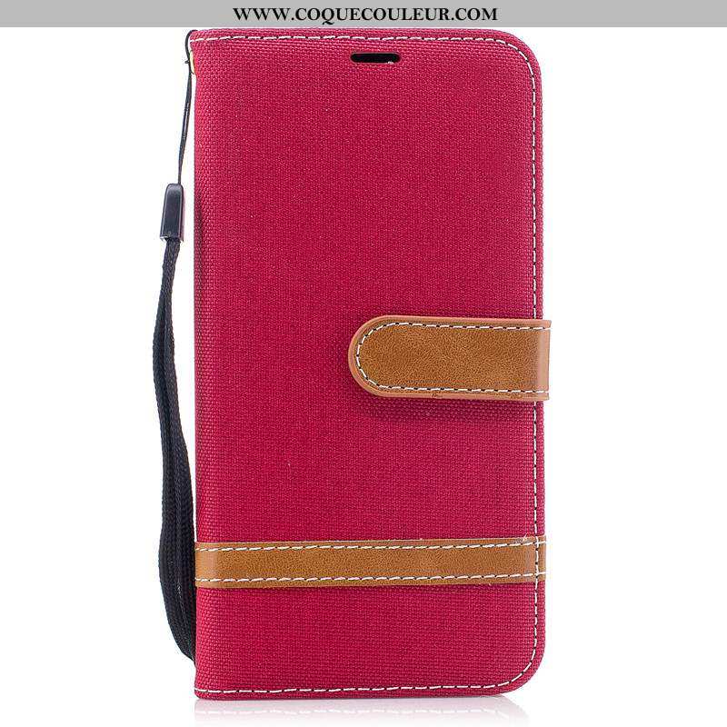 Étui Nokia 2.1 Cuir Tissu Téléphone Portable, Coque Nokia 2.1 Modèle Fleurie Marron