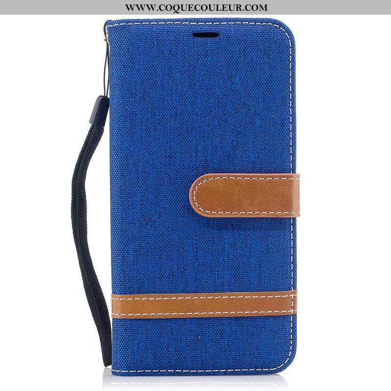 Étui Nokia 2.1 Cuir Tissu Téléphone Portable, Coque Nokia 2.1 Modèle Fleurie Marron