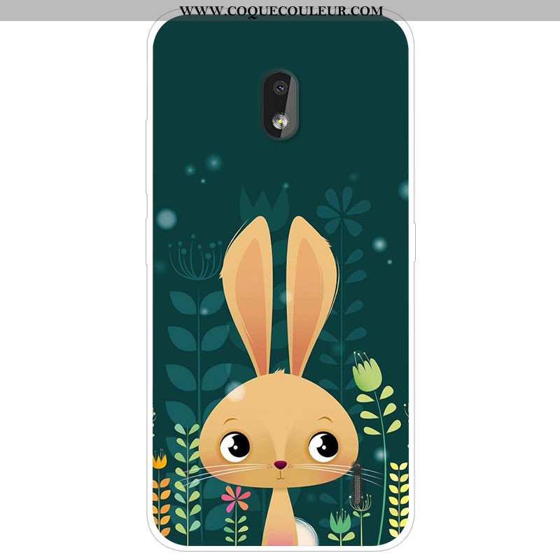 Coque Nokia 2.2 Dessin Animé Silicone Étui, Housse Nokia 2.2 Tendance Gris