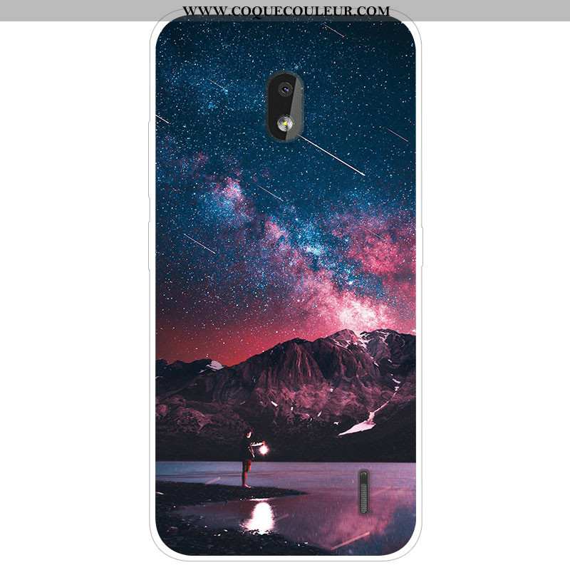 Coque Nokia 2.2 Dessin Animé Silicone Étui, Housse Nokia 2.2 Tendance Gris