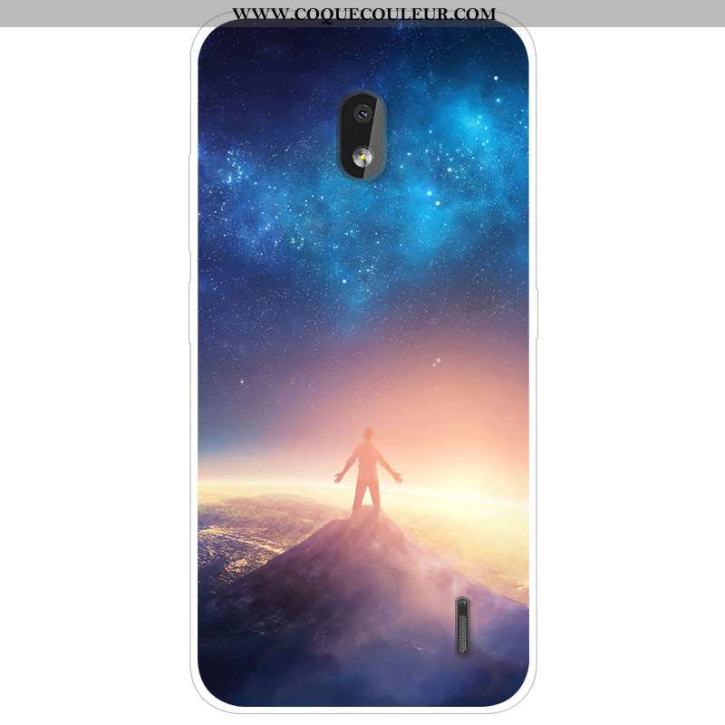 Coque Nokia 2.2 Dessin Animé Silicone Étui, Housse Nokia 2.2 Tendance Gris