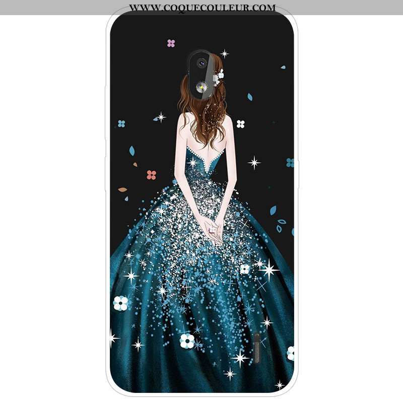 Coque Nokia 2.2 Dessin Animé Silicone Étui, Housse Nokia 2.2 Tendance Gris