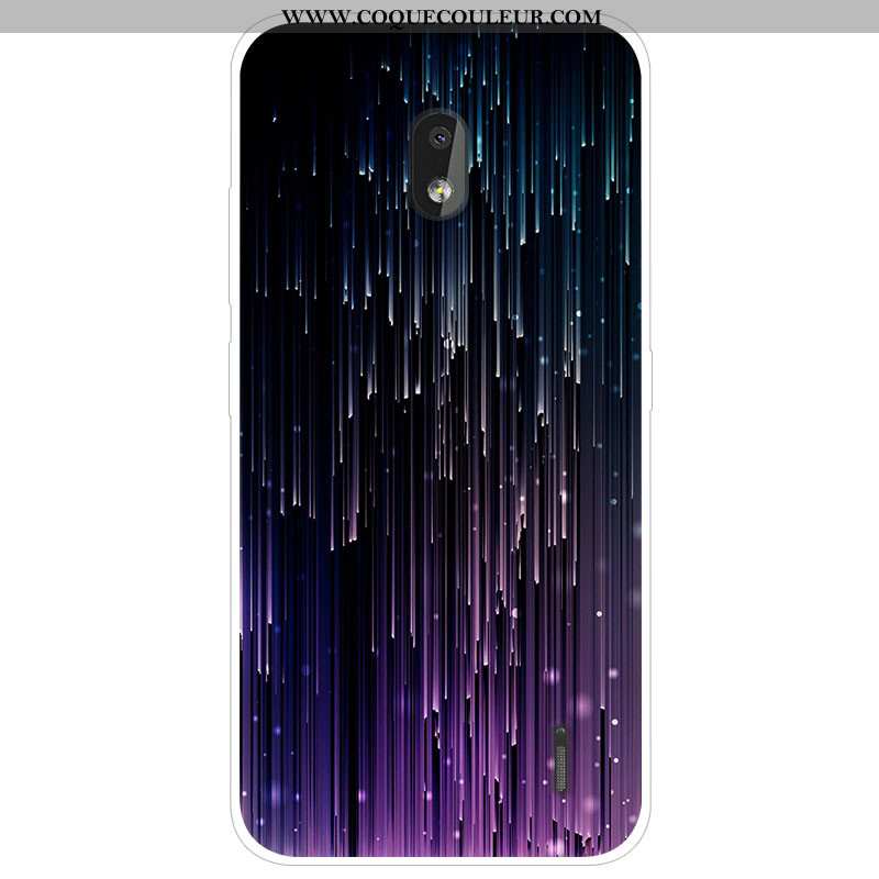 Coque Nokia 2.2 Dessin Animé Silicone Étui, Housse Nokia 2.2 Tendance Gris