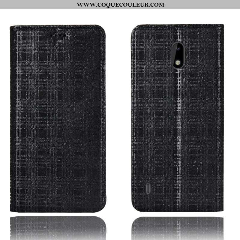 Housse Nokia 2.2 Cuir Véritable Vin Rouge Étui, Étui Nokia 2.2 Protection Coque Bordeaux