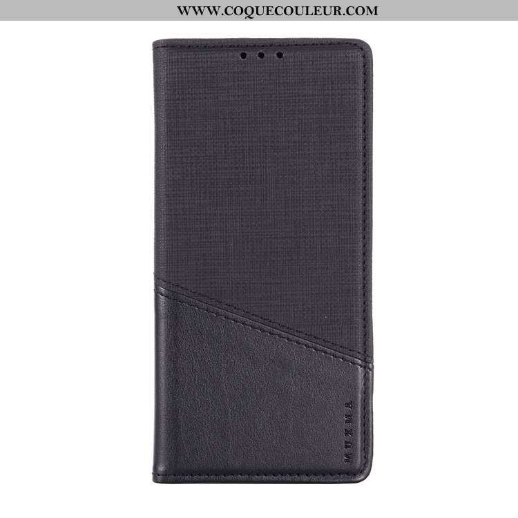 Étui Nokia 2.2 Cuir Noir Étui, Coque Nokia 2.2 Téléphone Portable Carte