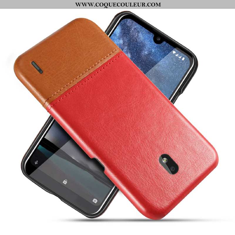 Étui Nokia 2.2 Personnalité Coque Nouveau, Nokia 2.2 Vintage Téléphone Portable Rouge