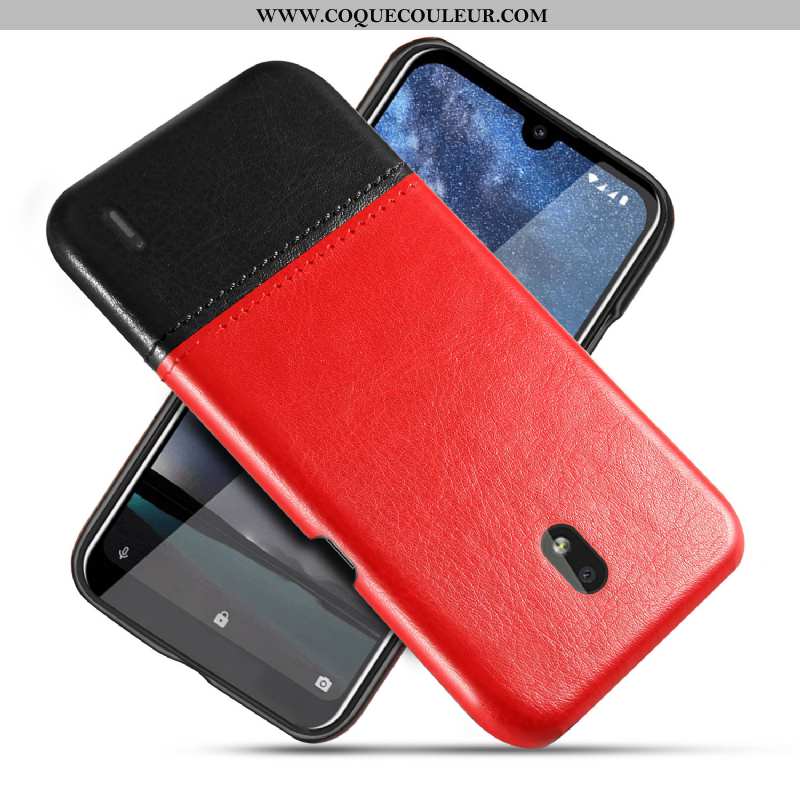 Étui Nokia 2.2 Personnalité Coque Nouveau, Nokia 2.2 Vintage Téléphone Portable Rouge